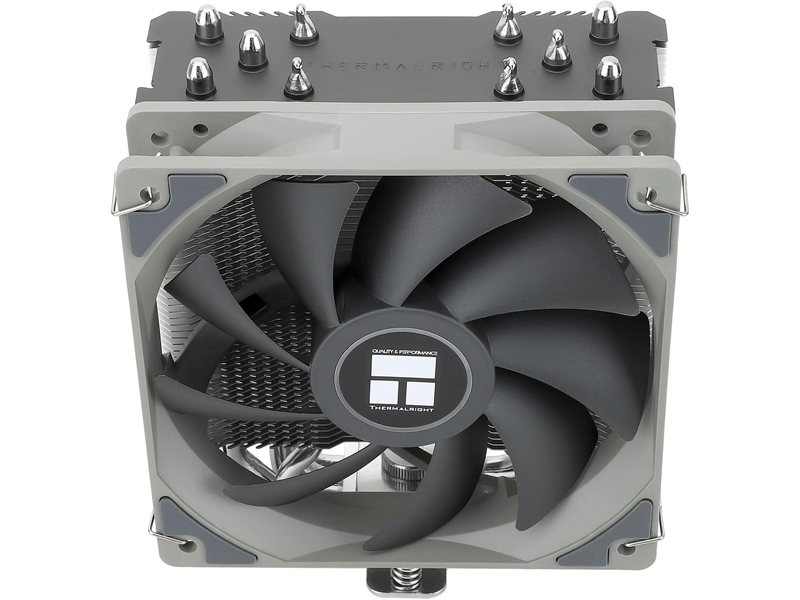 Устройство охлаждения(кулер) Thermalright Assassin King 120 SE Soc-AM5/AM4/1200/1700/1851 серый 4-pin 25.6dB Al+Cu 640gr Ret (AK120-SE)