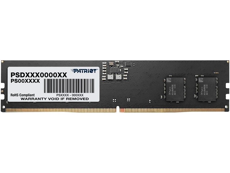 Память DDR5 16GB 5600MHz Patriot PSD516G56002 Signature RTL PC5-44800 CL46 DIMM UDIMM 288-pin 1.1В single rank Ret