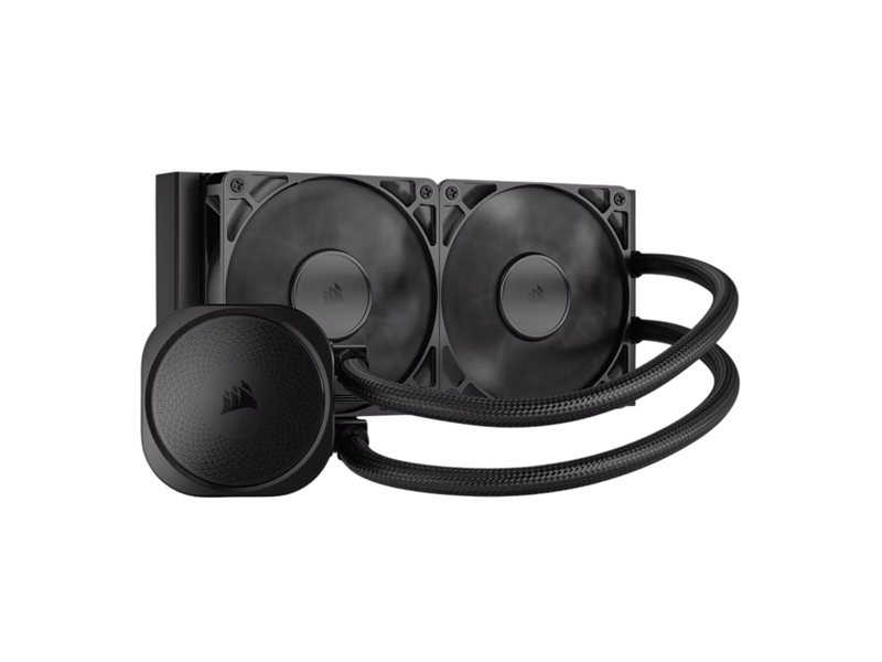 Система жидкостного охлаждения/ Water Cooling System Corsair NAUTILUS 240 RS (240mm, Black/ Fans: 2x120mm, 72.8CFM, 36dBA, 2100RPM/ S: 1851, 1700, AM5, AM4)
