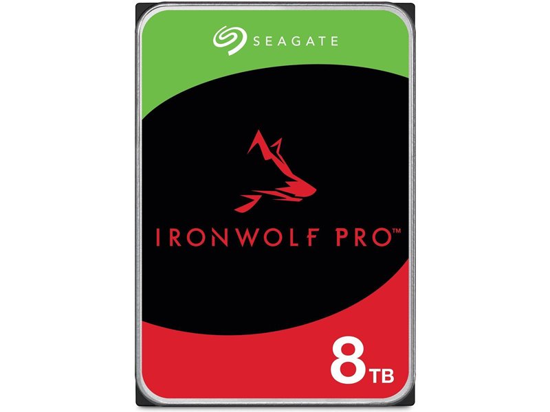 Жесткий диск/ HDD Seagate SATA3 8TB NAS Ironwolf Pro 6Gb\s 7200 256Mb 1 year warranty (replacement ST8000VN0022, ST8000NE001)