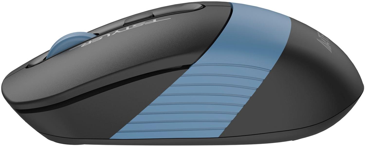 Мышь A4Tech Fstyler FB10CS черный/синий оптическая 2000dpi silent беспров. BT/Radio USB 4but (FB10CS USB ASH BLUE)