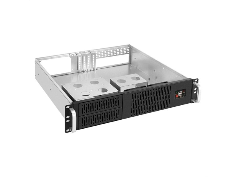 Exegate EX296160RUS Серверный корпус ExeGate Pro 2U400-02 <RM 19", высота 2U, глубина 400, без БП, USB>