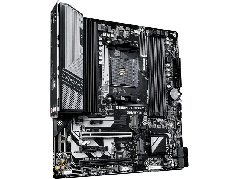 Материнская плата Gigabyte B550M GAMING X Soc-AM4 AMD B550 4xDDR4 mATX AC`97 8ch(7.1) GbLAN RAID+HDMI+DP