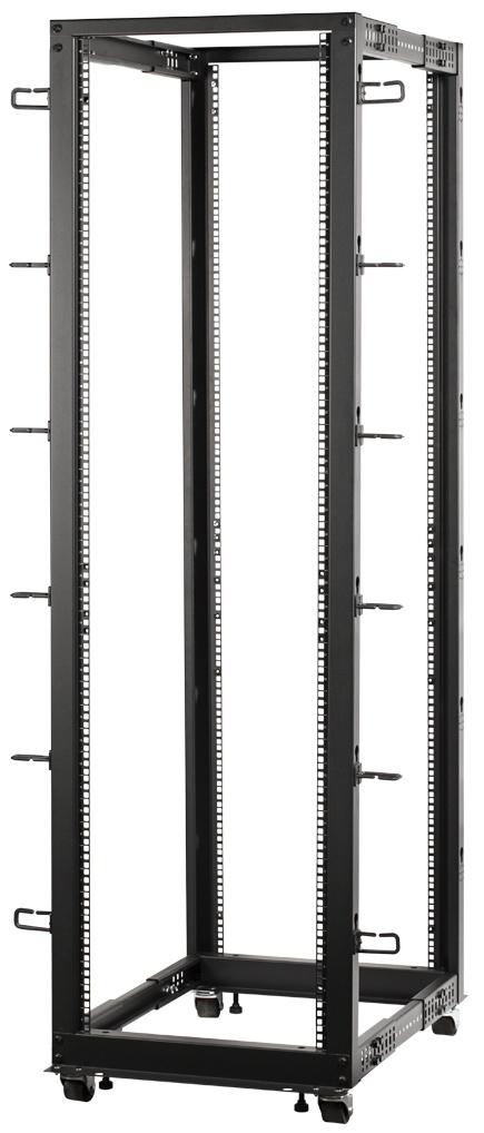 Полка выдвижная Lanmaster TWT-RACK2-S4-ADJ/45 1U нагр.:45кг. 19" черный
