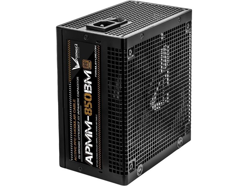 БП Formula APMM-850BM, 850W, Ret, ATX3.1/PCIe 5, 80+Bronze, Cabel Manag., Japanese Cap., 14cm fan