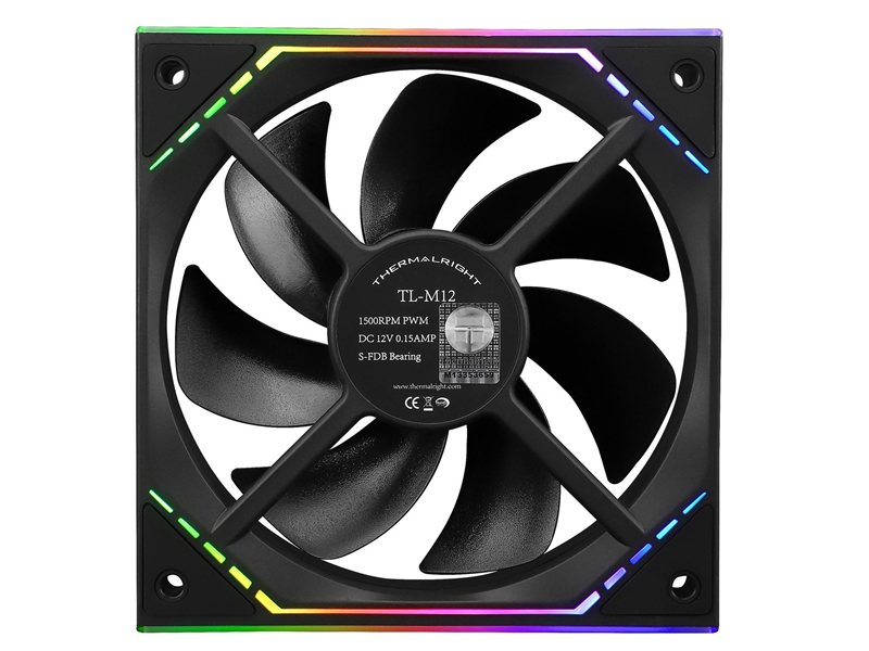 Thermalright Вентилятор TL-M12 / ARGB / 120mm PWM / TRTLM12