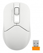 Мышь A4Tech Fstyler FG12S белый оптическая 1200dpi silent беспров. USB 3but