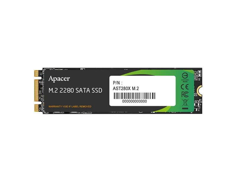 Твердотельный накопитель SSD Apacer AP256GAST280X-1 M.2 2280 256GB AST280X SATA