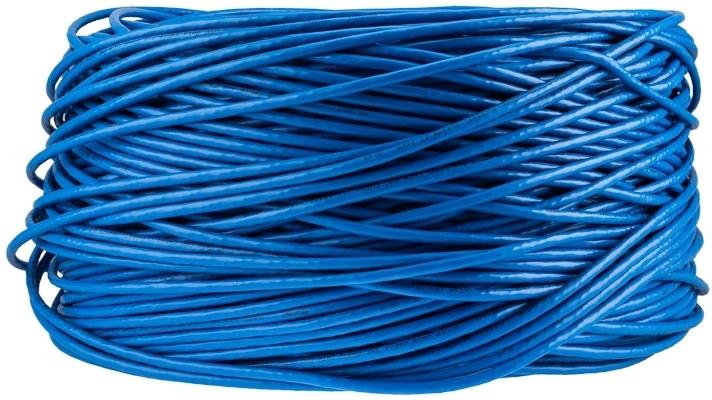 Кабель информационный Rexant 01-0047 кат.6 UTP 4 пары PVC внутренний 305м синий