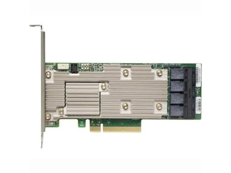 Контроллер/ MegaRAID SAS 9460-16i SGL (16-Port Int., 12Gb/s SAS/SATA/PCIe (NVMe), PCIe 3.1, 4GB DDR4)