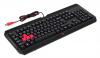 Клавиатура A4Tech Q100 черный USB for gamer LED (Q100 USB) кабель 1.8м