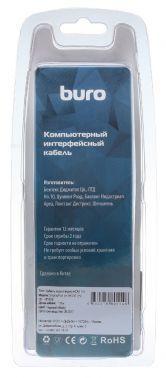 Кабель аудио-видео Buro HDMI (m)/DisplayPort (m) 1.8м. феррит.кольца Позолоченные контакты черный (BHP RET HDMI_DPP18) id485568