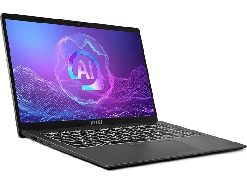 Ноутбук MSI Modern A15 AI+ F3HMG-040XRU Ryzen AI 5 330 16Gb SSD512Gb AMD Radeon 820M 15.6" IPS FHD (1920x1080) без ОС grey WiFi BT Cam (9S7-15SK21-040)