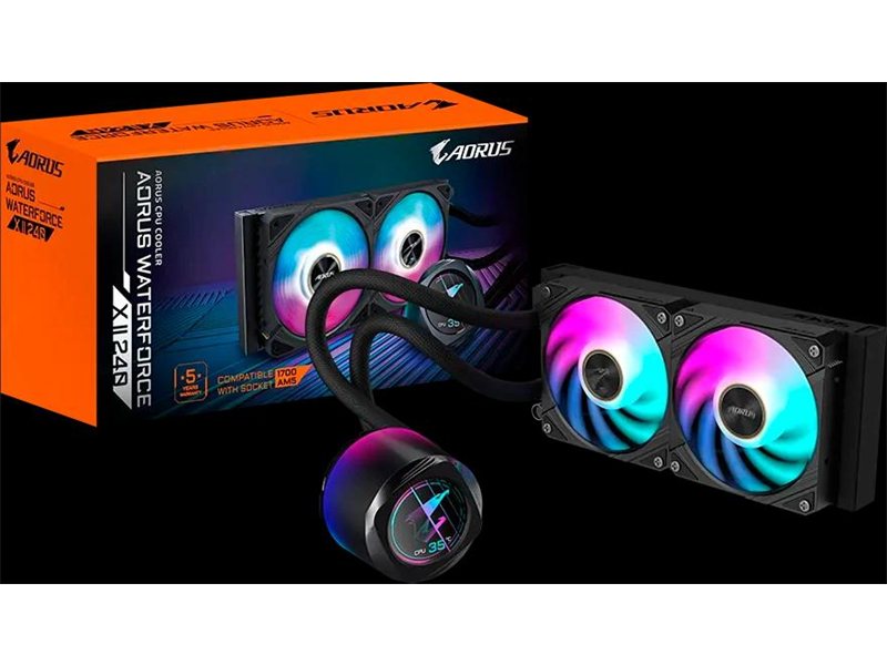 Кулер GIGABYTE для процессора MULTI SOCKET GP-AORUS WATERFORCE X II 240