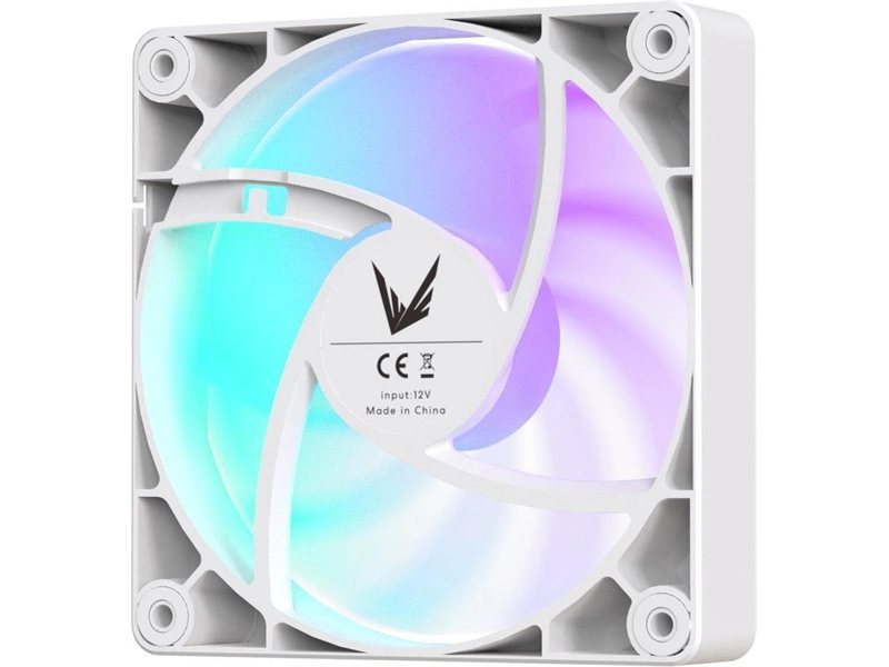 Вентилятор для корпуса Formula PA120 ARGB 120х120x25 белый 4-pin 26.8дБ (PA120 WHITE) Ret
