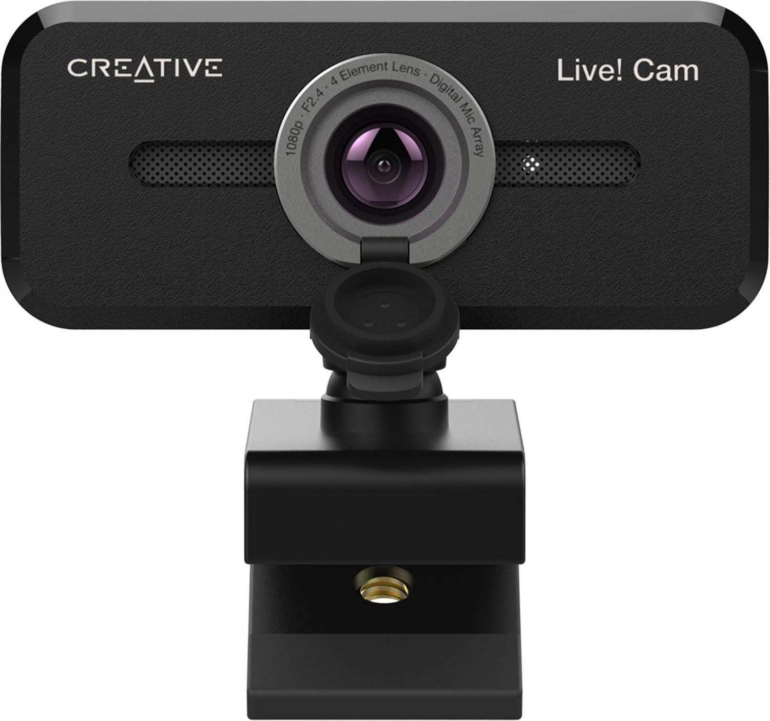 Камера Web Creative Live! Cam SYNC 1080P V2 черный 2Mpix (1920x1080) USB2.0 с микрофоном (73VF088000000)