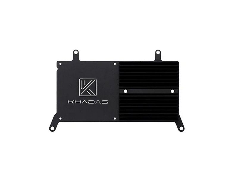 Радиатор Khadas New VIMs Heatsink Heatsink designed for VIMs, Aluminum, Black, VIMs Thermal Pad, KAHS-V-001