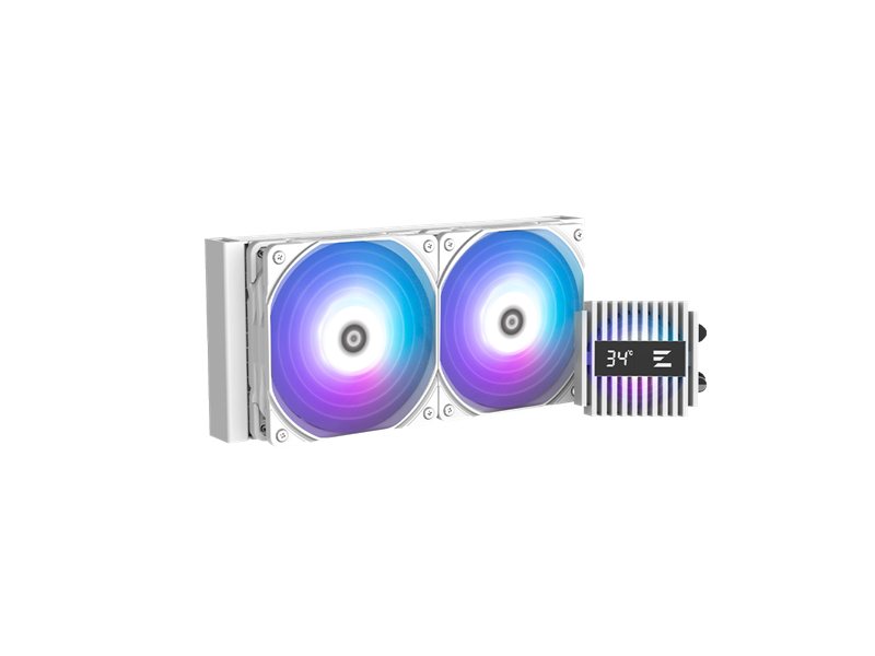 Система водяного охлаждения Zalman CPU Liquid Cooler 240mm, ARGB, white