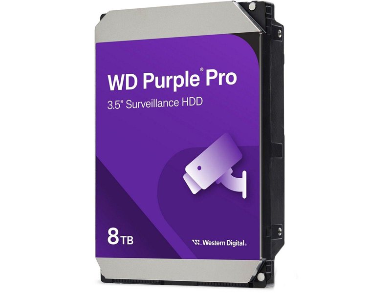 Жесткий диск/ HDD WD SATA3 8Tb Purple Pro 7200 rmp 256MB 1 year warranty (replacement WD8001PURP, WD85PURZ)