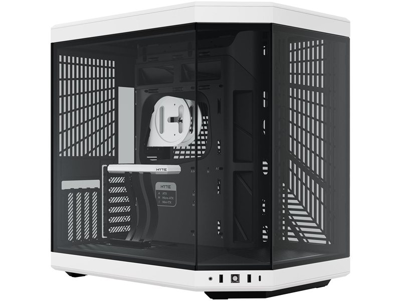 Корпус без блока питания/ Case HYTE Y70, Midi-Tower, TG, no fans, 2xUSB-A 3.2, 1xUSB Type-C, E-ATX, ATX, mATX, mITX Black