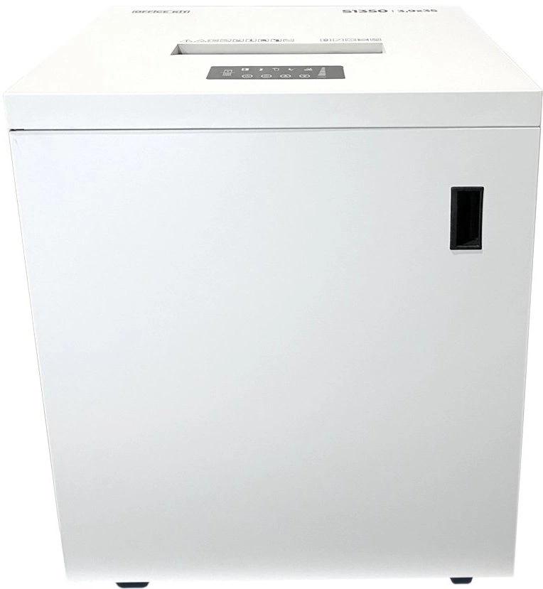 Шредер Office Kit S1650 3,9х35 белый (секр.P-4) фрагменты 35лист. 165лтр. скрепки скобы пл.карты CD