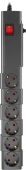 Сетевой фильтр Buro 600SPro-16-1.8-G 1.8м (6 розеток) графитовый (коробка)