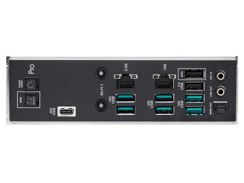 Материнская плата ASUS PRO WS TRX50-SAGE WIFI, AMD TRX50, 4*DDR5, 4*SATA, 3*M.2, 6*USB 3.2, 2*USB 2.0,Type-C, 5*PCIx16, CEB; 90MB1FZ0-M0EAY0