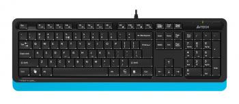 Клавиатура + мышь A4Tech Fstyler F1010 клав:черный/синий мышь:черный/синий USB Multimedia (F1010 BLUE)