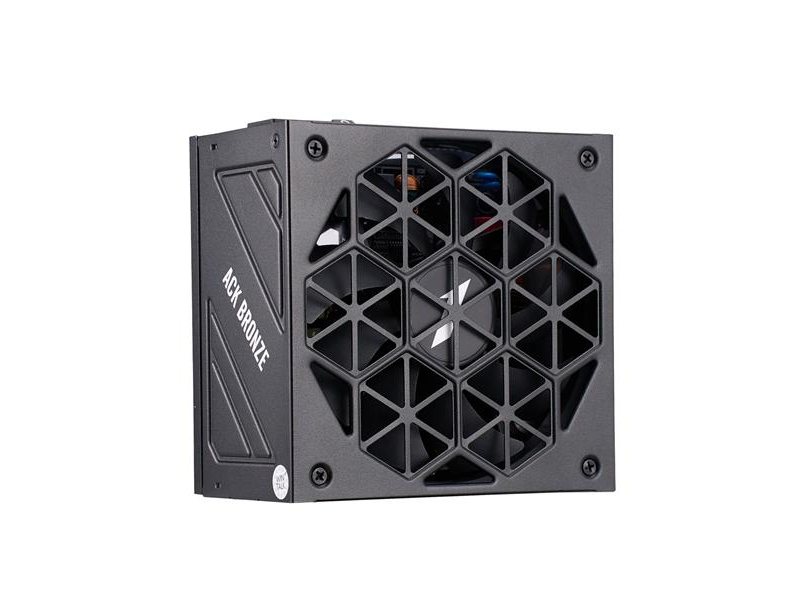 Блок питания 1STPLAYER ACK BRONZE 850W Black / ATX 3.1, PCIe 5.1, APFC, 80 PLUS Bronze, Double Forward, full Teapo caps, 140mm fan, non-modular / HA-850AA2