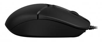 Мышь A4Tech Fstyler FM12S черный оптическая 1200dpi silent USB 3but (FM12S BLACK)