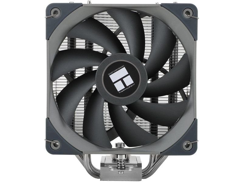 Кулер для процессора/ CPU Cooler Thermalright Assassin Spirit 120 EVO (4-pin PWM, 156mm, Al/Cu, 4x6mm, ARGB, 1x120mm, 68.9CFM, 28.2dBA, 2000RPM, S: 1851/1700/1200/115X, AM5/AM4, black)