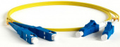 Патч-корд Lanmaster TWT-2LC-2SC/SU-1.0 2x9/125 OS1/OS2 LC дуплекс-SC дуплекс 1м ПВХ желтый