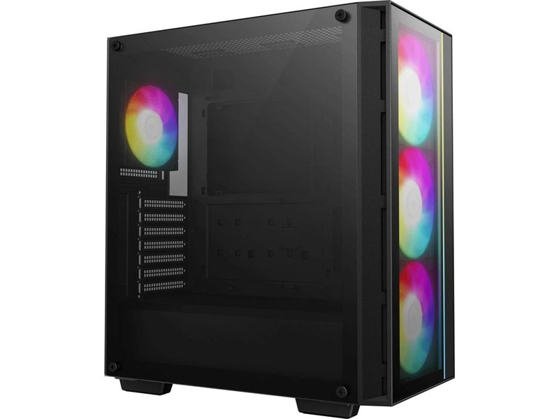 Корпус Deepcool Matrexx 55 V4 C черный без БП ATX 4x120mm 2x140mm 1xUSB3.0 audio bott PSU