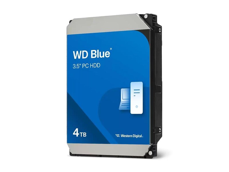 Жесткий диск WD SATA-III 4TB WD40EZZX Desktop Blue (5400rpm) 128Mb 3.5"