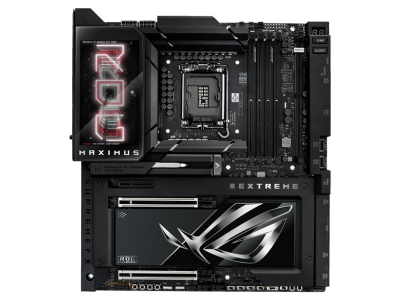Материнская плата ASUS ROG MAXIMUS Z890 EXTREME, LGA1851, Z890, 4*DDR5, 4*SATA, 6*M.2, 7*USB 3.2, Type-C, 2*PCIx16, 2*PCIx4,  2*Thunderbolt™ 5, HDMITM, ATX; 90MB1IA0-M0EAY0