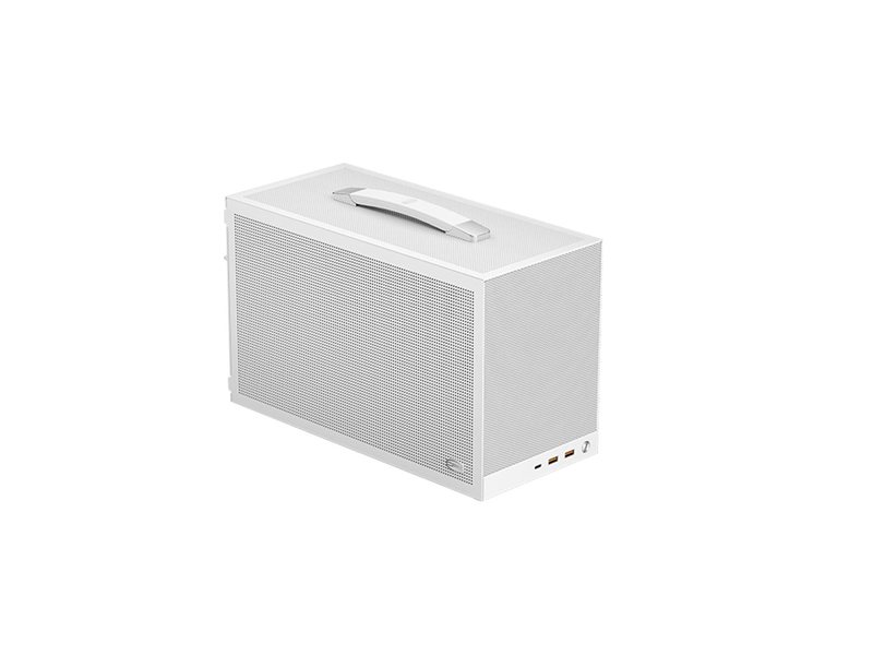 Корпус без блока питания/ Case PCCooler K101 MESH WH 3F, Mini-Tower, Mesh, 3x120mm, 2xUSB-A 3.0 + 1xUSB-C 3.1, SFX PSU Support, mITX White
