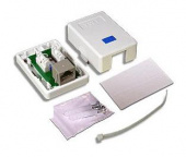 Розетка Lanmaster TWT-SM1-45-WH RJ45 1 кат.5E бел. (упак.:1шт)