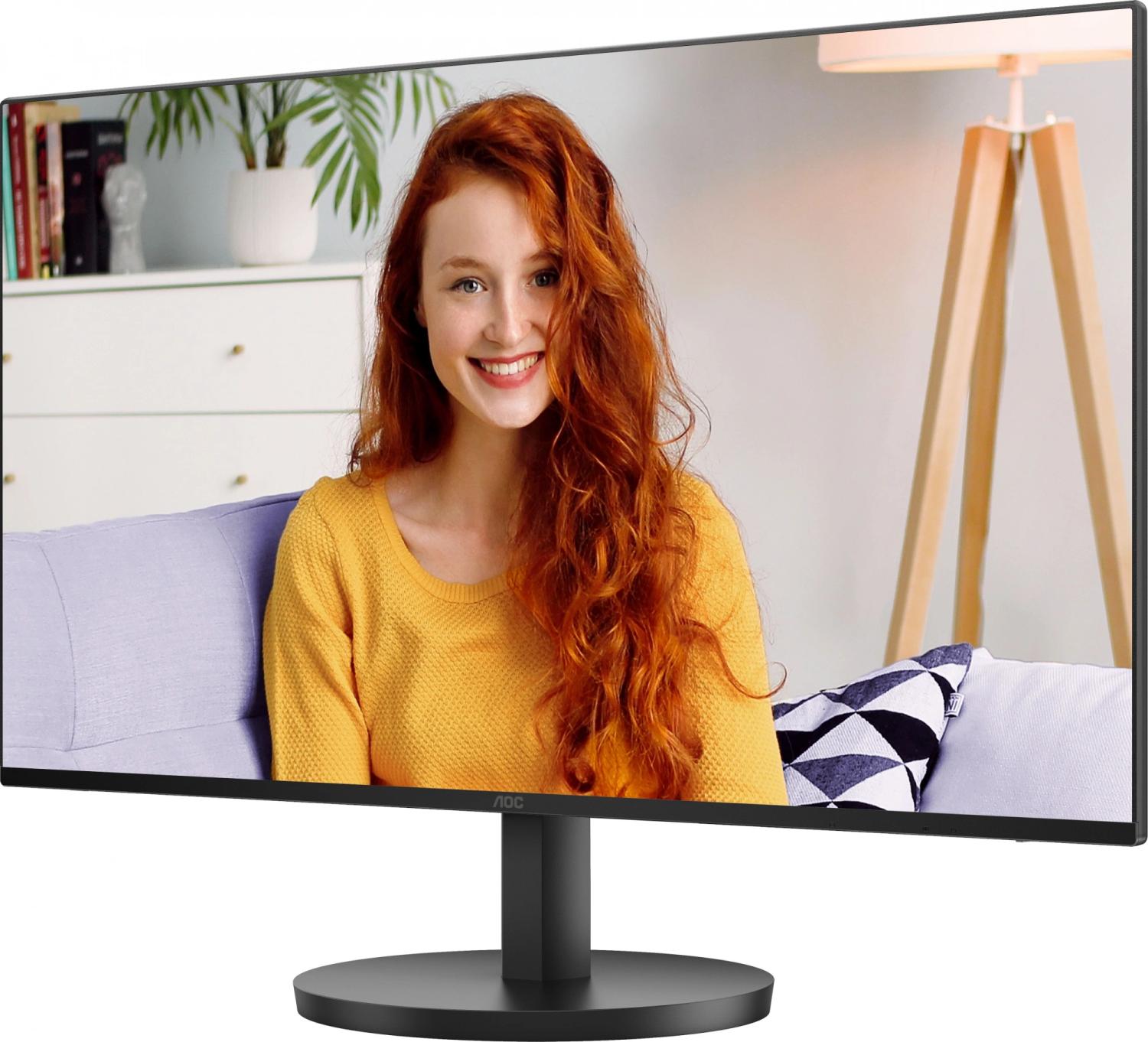 Монитор AOC 27" Basic-Line 27B3HA2 черный IPS LED 1ms 16:9 HDMI M/M матовая 250cd 178гр/178гр 1920x1080 100Hz VGA FHD 3.4кг