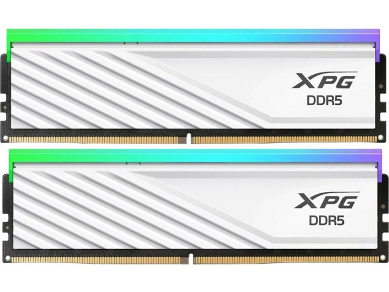 Оперативная память ADATA LANCER BLADE RGB DDR5 DIMM 32GB 6000MHz 2*16GB 48-48-48 1.25V WHITE DUAL TRAY