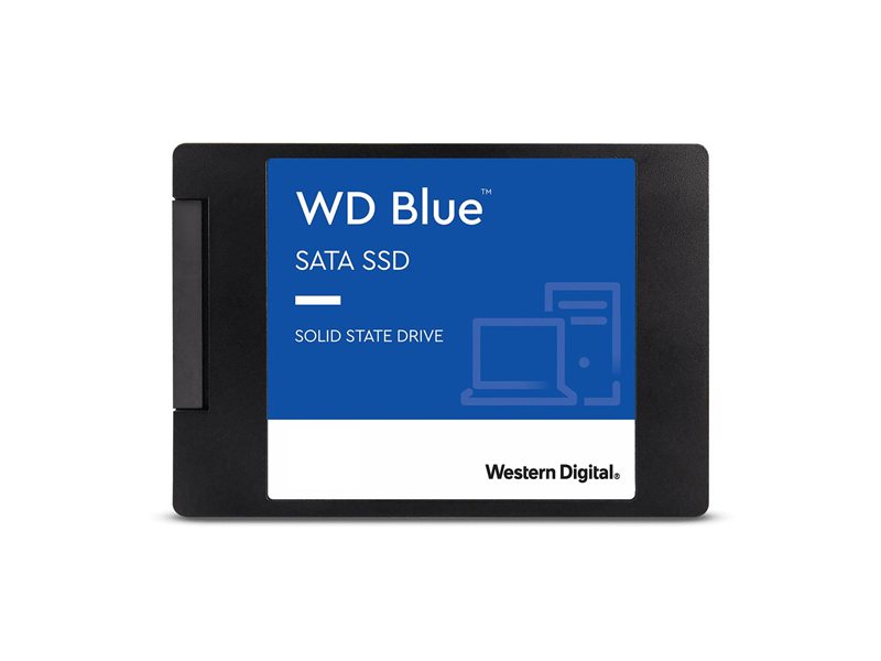 Твердотельный накопитель WD SSD Blue SA510, 2.0TB, 2.5" 7mm, SATA3, R/W 560/530MB/s, IOPs 95 000/84 000, TBW 500, DWPD 0.1 (12 мес.)