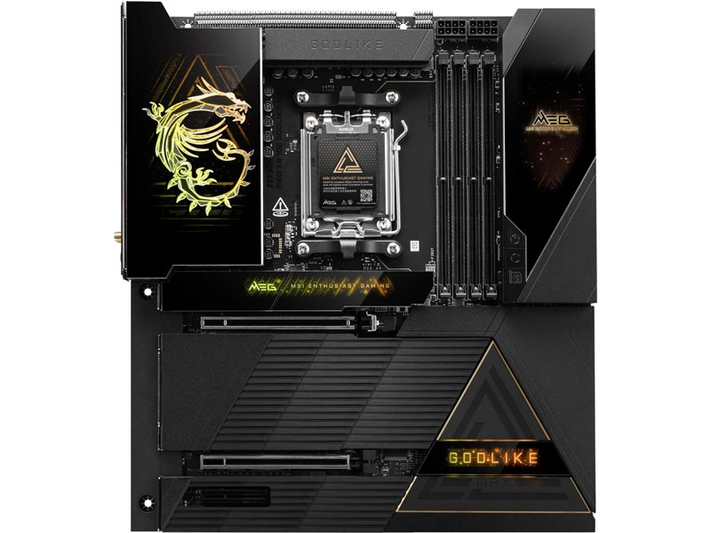 Материнская плата MSI MEG X870E GODLIKE MAX Socket AM5 AMD X870E 4xDDR5 eATX AC`97 8ch(7.1) 1 x 10Gigabit + 1 x 5Gigabit RAID