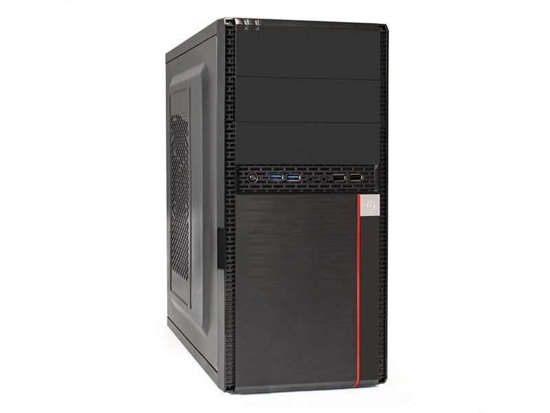 Корпус Minitower ExeGate BA-204U  (mATX, без БП, 2*USB+2*USB3.0, аудио, черный)