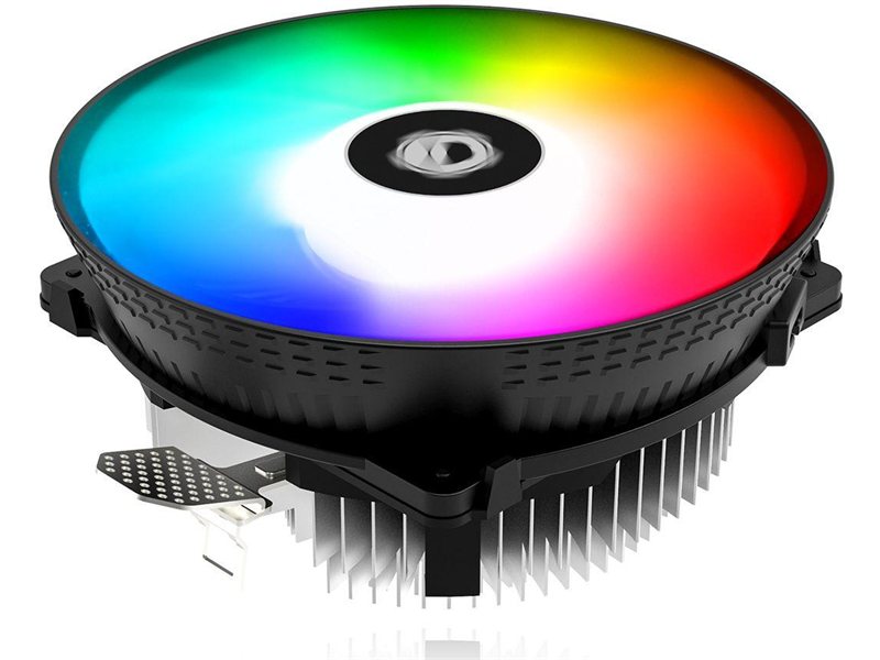 Устройство охлаждения(кулер) ID-Cooling DK-03 Rainbow RGB Soc-AM5/AM4/1200/1700/1851 черный 4-pin 14-26dB 100W 250gr Ret