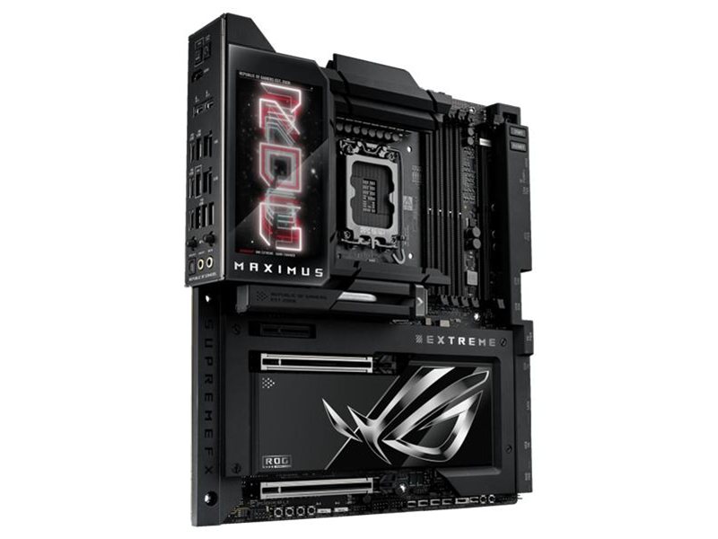 Материнская плата ASUS ROG MAXIMUS Z890 EXTREME, LGA1851, Z890, 4*DDR5, 4*SATA, 6*M.2, 7*USB 3.2, Type-C, 2*PCIx16, 2*PCIx4, 2*Thunderbolt™ 5, HDMITM, ATX; 90MB1IA0-M0EAY0