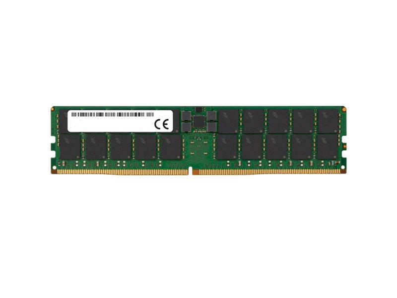 Оперативная память Micron DDR5 RDIMM 64GB 2Rx4 5600 MHz ECC Registered MTC40F2046S1RC56BD1, 1 year, OEM