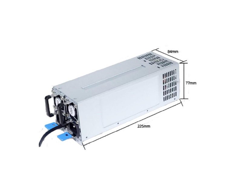 Procase MR21300P Блок питания с резервированием ATX 2U (1300W+1300W) КПД 94+Platinum, 225*78*84mm, CRPS, Модульные кабели, Активный PFC, +12B=110A,+5B=25A,+3,3B=25A, -12В=0,3А, 5VSB=2.5A