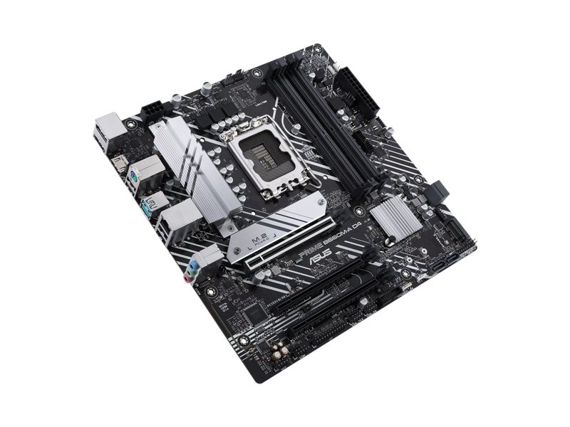 ASUS PRIME B660M-A D4-CSM (Socket 1700, mATX, 4xDDR4(128GB), DP/2xHDMI 2.1, 1xPCIe 4.0x16/2xPCIe 3.0x16, 1xLAN, 4xSATA 6Gb/s, 2xM.2, 2xUSB 3.2, 4xUSB 2.0, 1xPS/2)