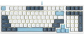 Клавиатура A4Tech FS300 механическая белый/синий USB for gamer LED (FS300 PANDA SNOWBOARDING) кабель 1.8м