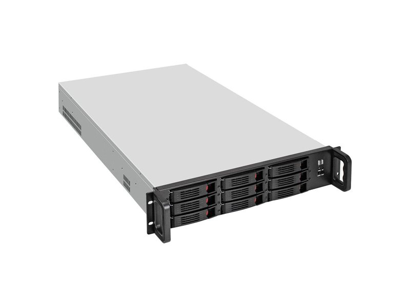 Корпус Exegate Pro 2U650-HS09 RM 19", высота 2U, глубина 650, без БП, 9xHotSwap, 2*USB