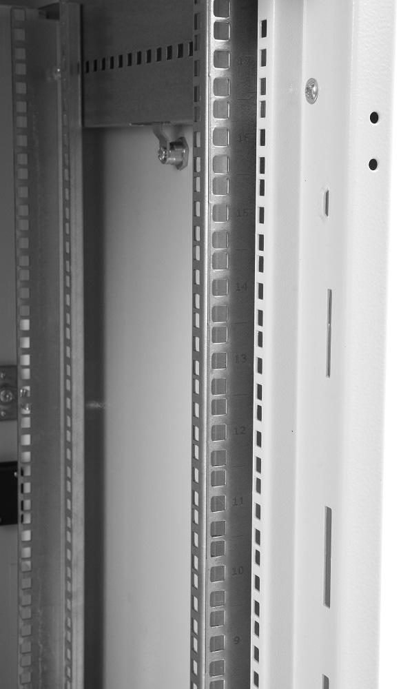 Шкаф коммутационный ЦМО (ШТК-М-42.8.8-44АА) напольный 42U 800x800мм пер.дв.перфор. задн.дв.стал.лист 2 бок.пан. 500кг белый 655мм 117.9кг 180град. 2030мм IP20 металл